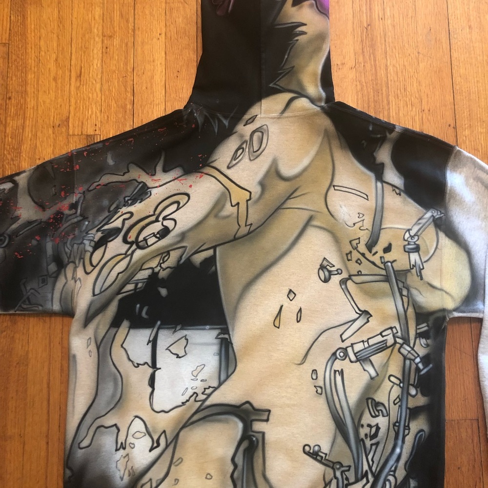 Custom 1of 1 Airbrushed Ghost In The Shell Anime … - image 5